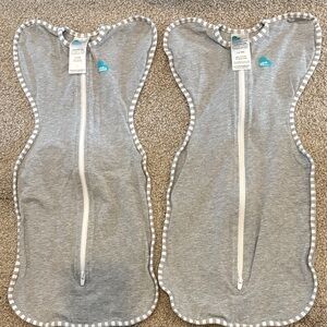 2 Love to Dream Gray Swaddles - Newborn